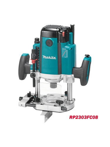 Оберфреза електрическа Makita RP2303FC08, 2100W, цанги 6 мм, 8 мм, 12 мм