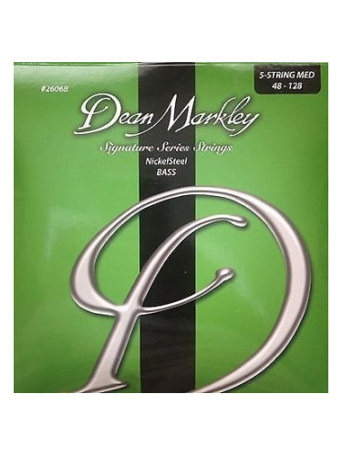 Dean Markley 2606B 5MED 48-128 NickelSteel Струни за 5-струнна бас китара