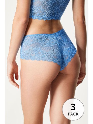 3PACK френски бикини ONLY Chloe Lace