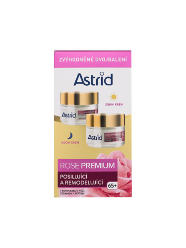 Astrid Rose Premium Подаръчен комплект дневен крем за лице Rose Premium Fortifying & Reshaping Day Cream 50 ml + нощен крем за лице Rose Premium Fortifying & Reshaping Night Cream 50 ml