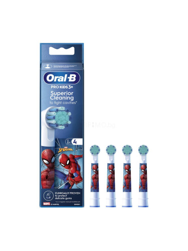 Oral-B Kids Brush Heads Spider-Man Сменяема глава за деца Комплект