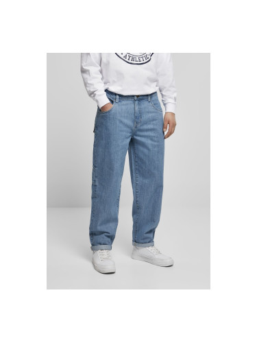 Men's Embroidery Jeans Blue