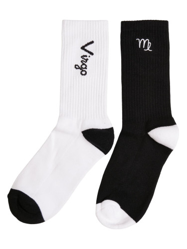 Zodiac 2-Pack Socks Black/White Virgo