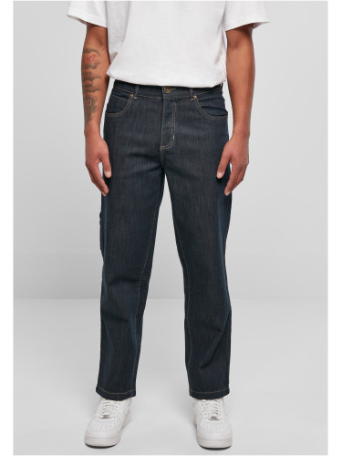 Men's Embroidery Jeans Blue