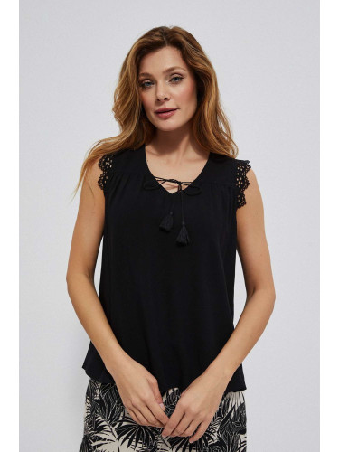 Marisse Women's Shirt L-Ko-3762 Black