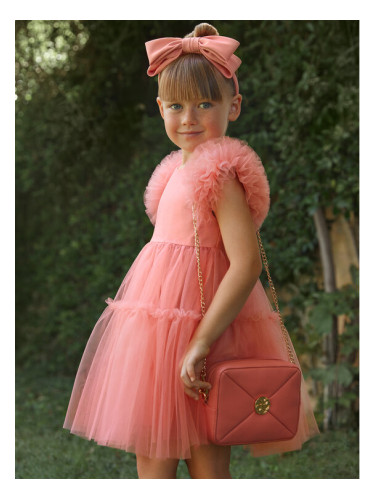 Abel & Lula Елегантна рокля 5047 Розов Regular Fit