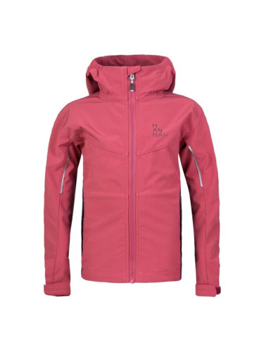 Hannah CAPRA JR Софтшел яке за момичета, розово, размер 110-116