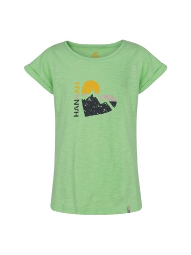 Hannah KAIA JR Момичешка тениска, зелено, размер