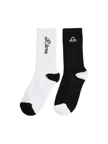 Zodiac 2-Pack Socks Black/White Pound