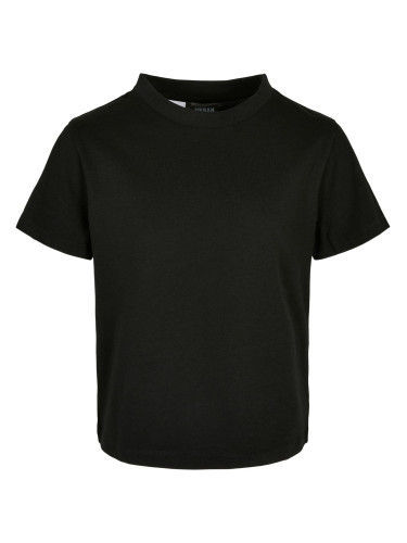 Girls' T-shirt Basic Box black