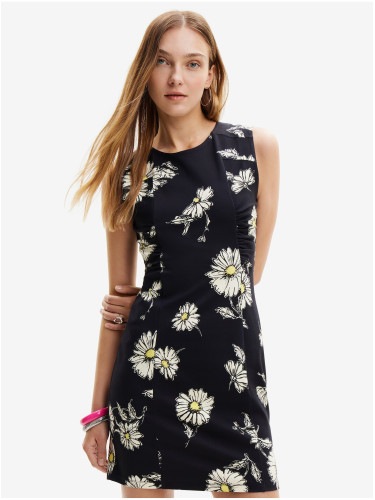 Black women's floral dress Desigual Lorean - Women