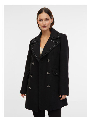 Orsay Black Women's Coat with Wool - Women's