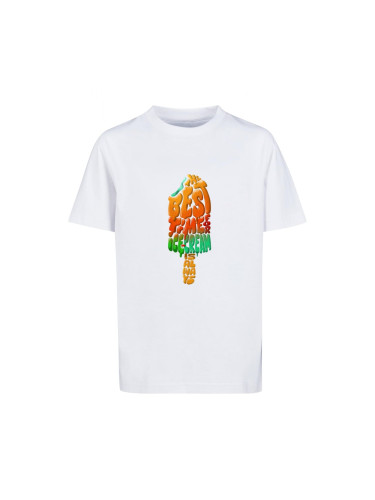 Children's ice cream t-shirt white
