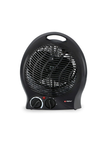 Вентилатор с нагревател 1000/2000W/230V черен