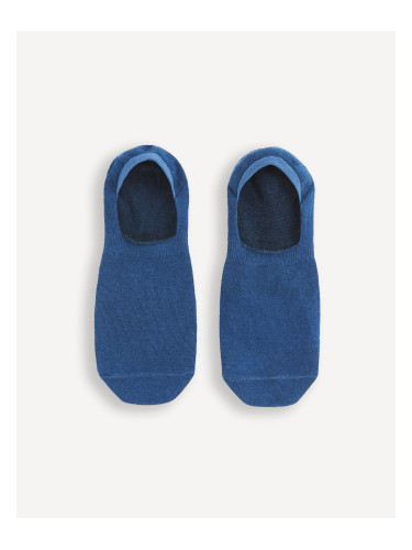 Blue Men's Ankle Socks Celio Misible