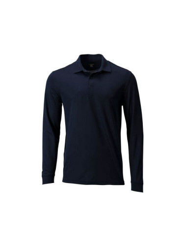 GREGNORMAN MEN INTERLOCK LONGSLEEVE POLO Мъжка тениска с якичка, тъмносин, размер