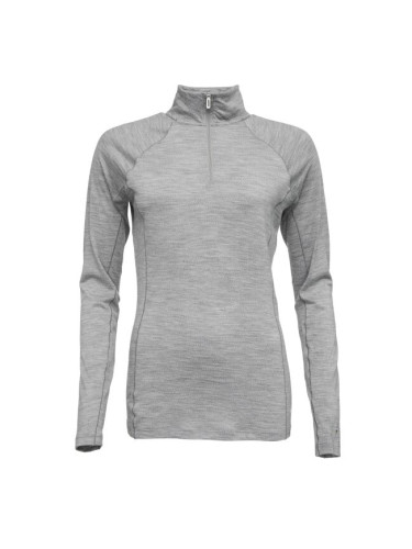 Smartwool W CLASSIC ALL-SEASON MERINO BL 1/4 ZIP B Дамска блуза, сиво, размер