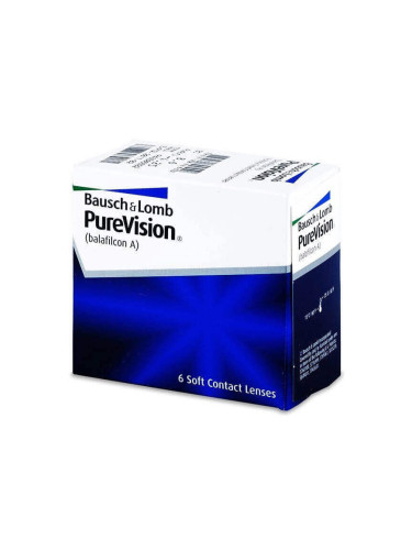 Едномесечни контактни лещи  PureVision (1 леща)