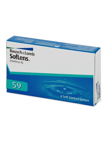 Едномесечни контактни лещи SofLens 59 (1 леща)
