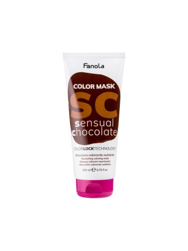 Fanola Color Mask Боя за коса за жени 200 ml Нюанс Sensual Chocolate