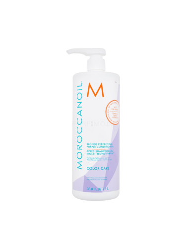 Moroccanoil Color Care Blonde Perfecting Purple Conditioner Балсам за коса за жени 1000 ml