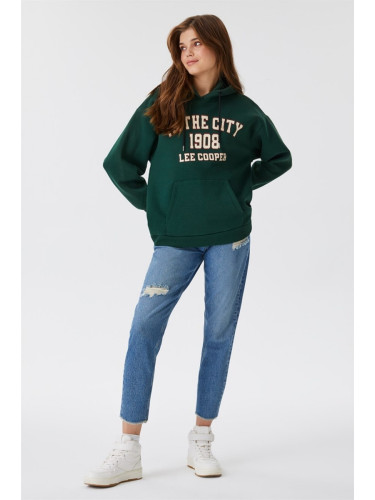 Lee Cooper Bella Women's Hooded Sweatshirt Green