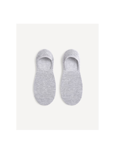 Celio Misible Light Grey Brindle Socks