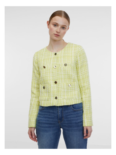 Orsay Light Green Women's Tweed Jacket - Women's