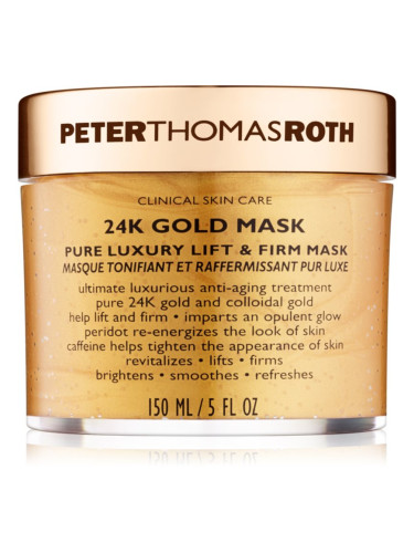Peter Thomas Roth 24K Gold Mask луксозна стягаща маска за лице с лифтинг ефект 150 мл.