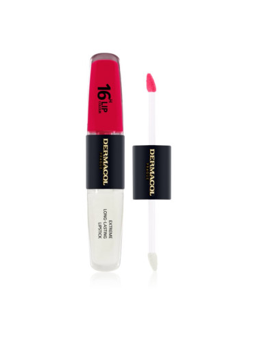 Dermacol 16H Lip Colour дълготрайно червило и гланц за устни цвят 4 2x4 мл.