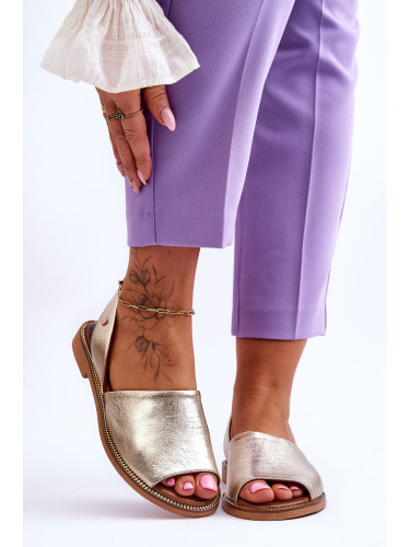 Кожени сандали с приплъзване Zazoo