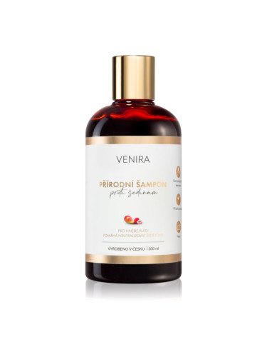 Venira Shampoo for Greying Hair натурален шампоан за коса с кафяви нюанси с аромат Mango and Lychee 300 мл.