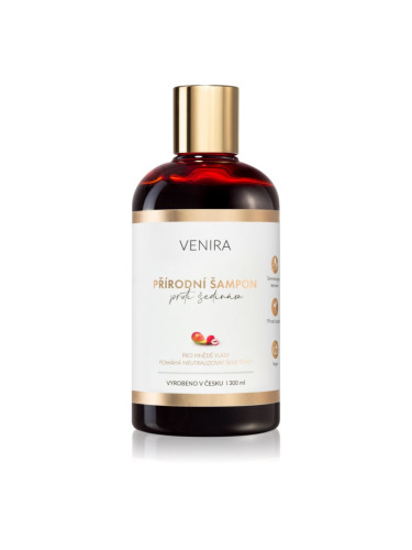 Venira Shampoo for Greying Hair натурален шампоан за коса с кафяви нюанси с аромат Mango and Lychee 300 мл.