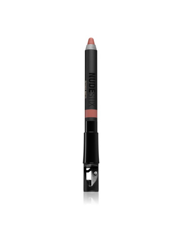 Nudestix Intense Matte универсален молив за устни и скули цвят Sunkissed Nude 2,8 гр.