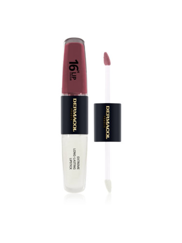 Dermacol 16H Lip Colour дълготрайно червило и гланц за устни цвят 12 2x4 мл.