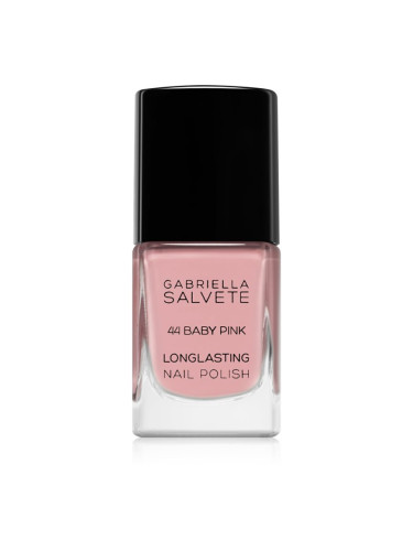 Gabriella Salvete Longlasting Enamel дълготраен лак за нокти със силен гланц цвят 44 Baby Pink 11 мл.
