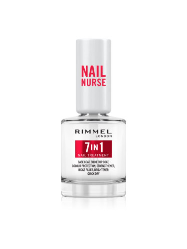 Rimmel Nail Nurse 7-in-1 базов и финален топ лак за нокти 7 в 1 12 мл.