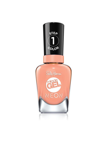 Sally Hansen Miracle Gel™ гел лак за нокти без използване на UV/LED лампа цвят 051 Peach Please 14,7 мл.