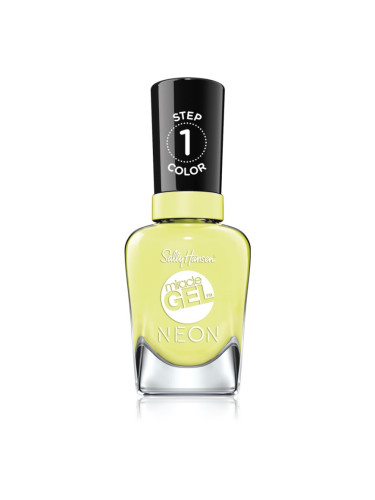 Sally Hansen Miracle Gel™ гел лак за нокти без използване на UV/LED лампа цвят 055 Lemon Chillo 14,7 мл.