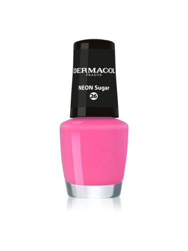 Dermacol Neon неонов лак за нокти цвят 26 Sugar 5 мл.