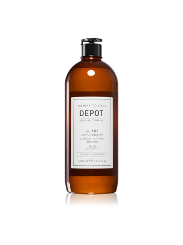 Depot No. 102 Anti-Dandruff & Sebum Control Shampoo шампоан за възстановяване на баланса на мазния скалп 1000 мл.