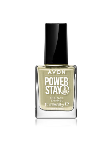 Avon Power Stay дълготраен лак за нокти цвят Crystals & Sage 10 мл.