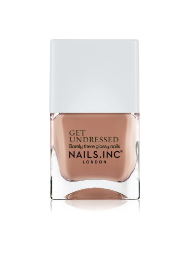 Nails Inc. Get Undressed подхранващ лак за нокти цвят Better Naked 14 мл.