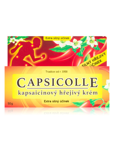 Capsicolle Capsaicin cream hot крем със засилен ефект върху уморени мускули и стави 50 гр.