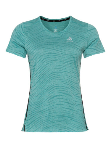 Odlo Zeroweight Engineered Chill-Tec T-Shirt Jaded Melange M Тениска с къс ръкав за бягане