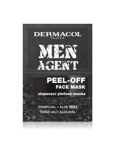 Dermacol Men Agent отлепяща се маска против черни точки с активен въглен за мъже 15 мл.