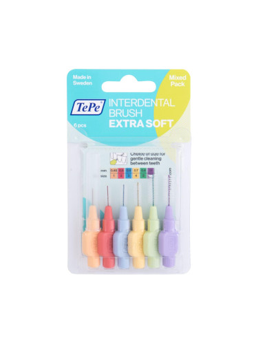 TePe Extra Soft Mixed Pack Интердентална четка 6 бр