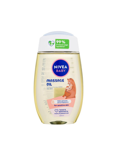 Nivea Baby Massage Oil Олио за тяло за деца 200 ml