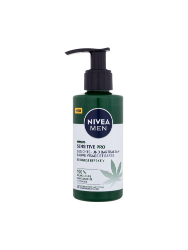 Nivea Men Sensitive Pro Ultra-Calming Face & Beard Balm Дневен крем за лице за мъже 150 ml