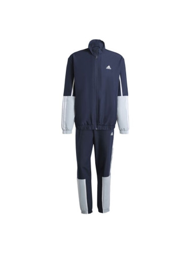adidas COLORBLOCK 3-STRIPES TRACKSUIT Мъжки спортен екип, тъмносин, размер XXL